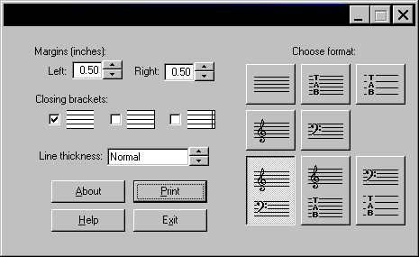 Click to view Sheet Music Designer 2.31.32 screenshot